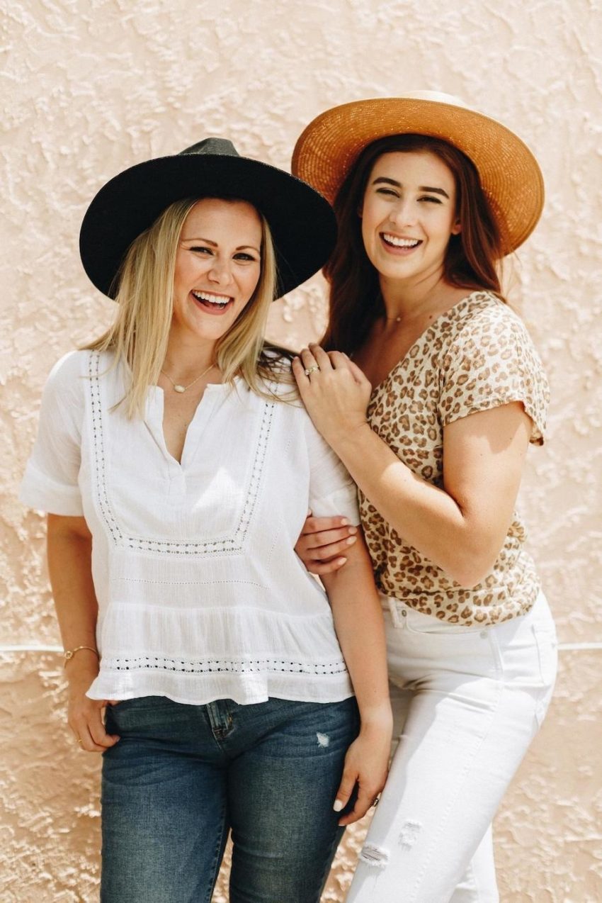 Jessie Hilbert and Steffi Simmonds