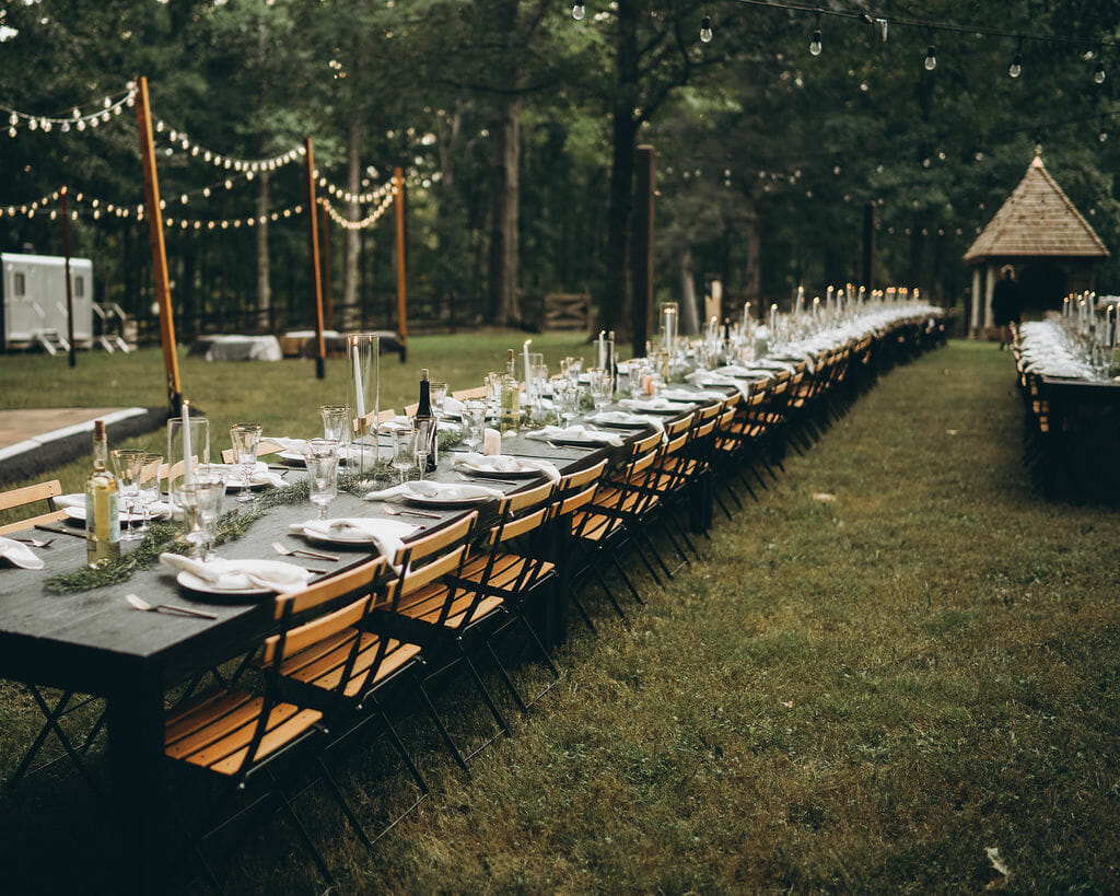 Private Estate Wedding Reception Design