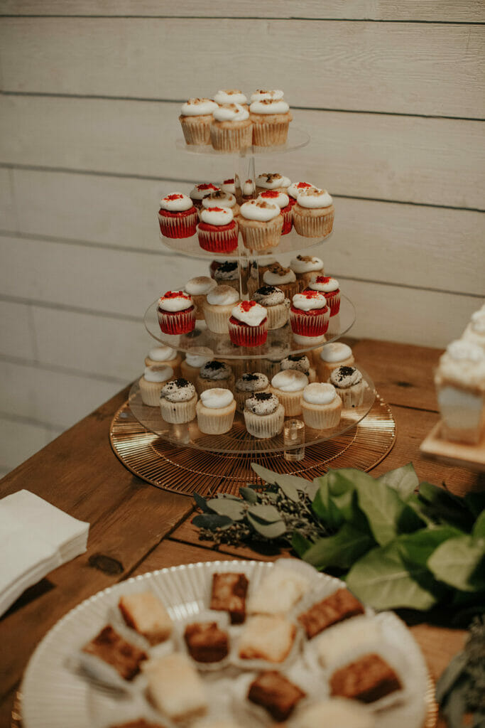 decadent wedding dessert bar